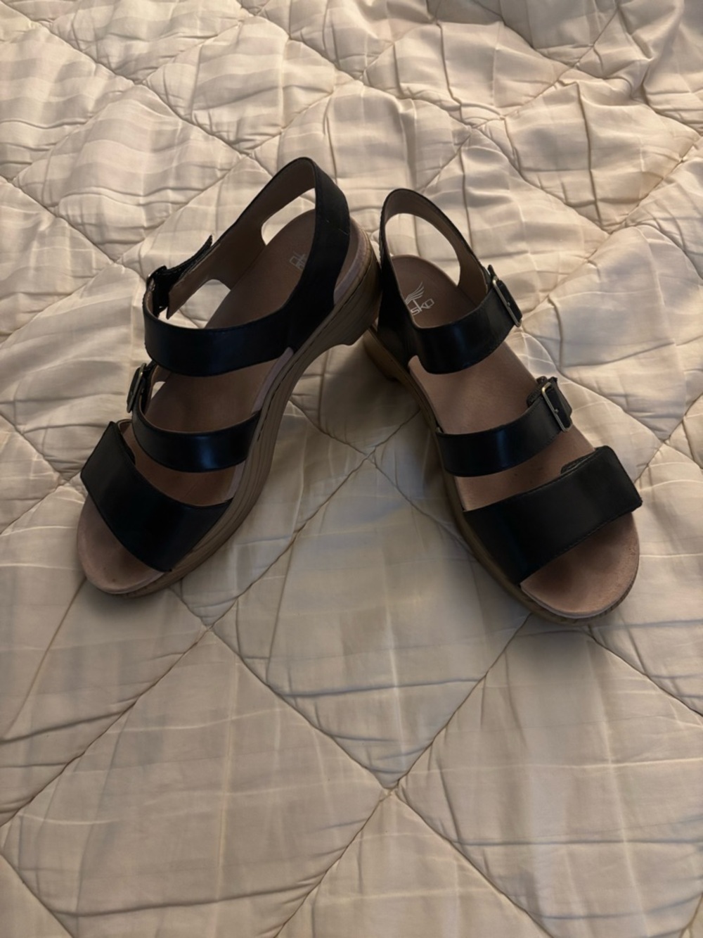 Dansko- Black Strappy Sandals - Comfort Casual